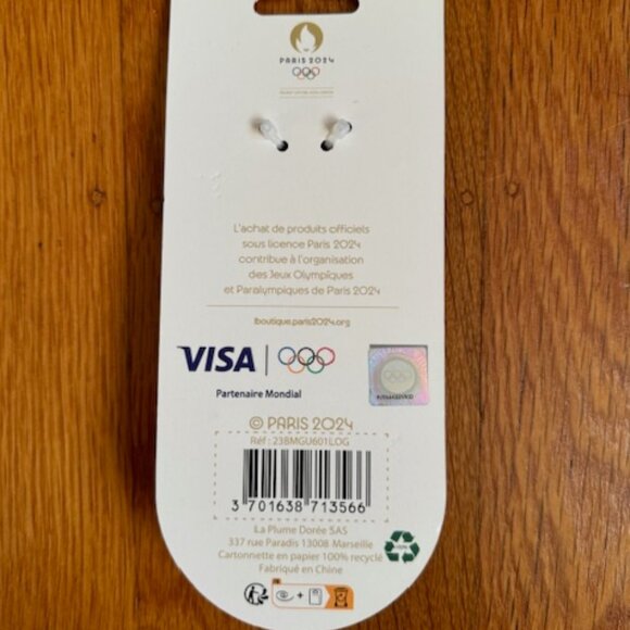 NWT OFFICIAL KEYCHAIN EIFFEL TOWER & LOGO PARIS 2024 OLYMPIC GAMES COLLECTOR - Picture 9 of 12